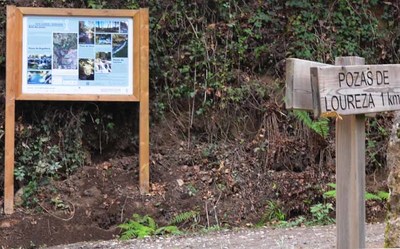 Dous novos paneis informativos poen en valor as contornas das Pozas de Loureza e Pozo do Arco
