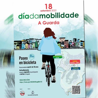 A Guarda celebra o Da da Mobilidade este domingo cun Paseo en bicicleta