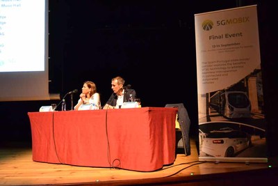 Realizou-se primeira viagem de conducao autnoma 5g entre Valenca e Tui 