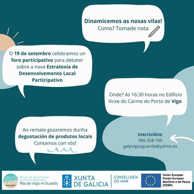O Galp Ra de Vigo-A Guarda celebra un foro participativo para debater sobre a nova EDLP 