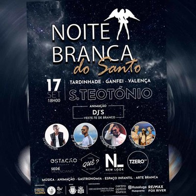 Noite branca do santo em Ganfei