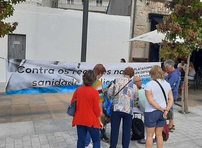 Inciase na Guarda a recollida de sinaturas de apoio a iniciativa lexislativa popular en defensa da sanidade pblica