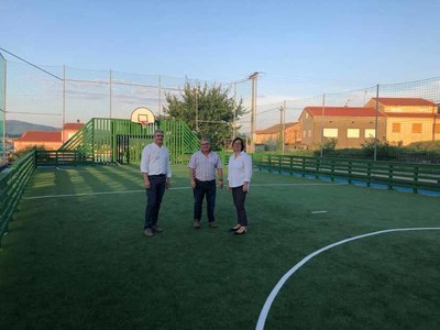 A Guarda mellora da Zona infantil e deportiva da Portela en Salcidos