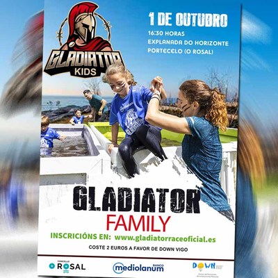 Nenos e nenas amosarn a sa garra e valenta na Gladiator Family