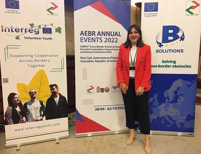 Sofa Areal, antiga presidenta de Voces Novas, participa na Conferencia Anual da Asociacin Europea de Rexins Fronteirizas