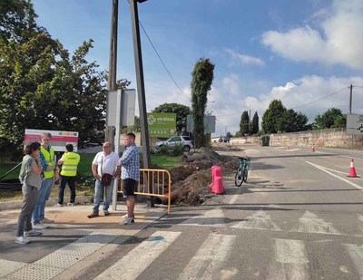 Tomio crea un novo tramo que d continuidade  senda da Avenida do Baixo Mio