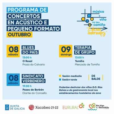 O -Msica e Vio no teu Camio- contina o seu percorrido con paradas no Rosal, Pazos de Borbn e Tomio