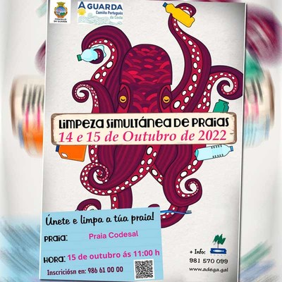 Smate  XI Limpeza Simultnea de Praias o sbado 15 de outubro na Praia do Codesal