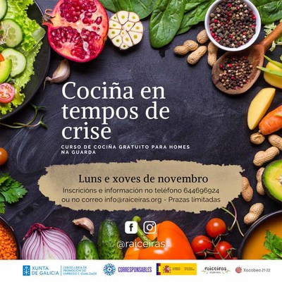 A Asociacin Raiceiras organiza un curso de cocia para homes