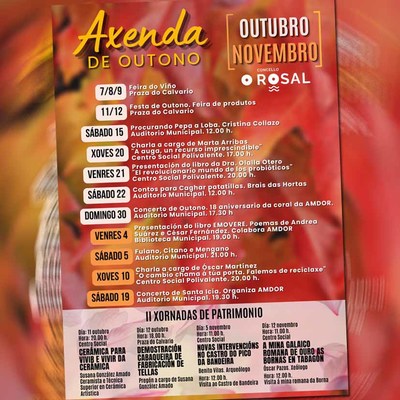Outono cargado de cultura no Rosal