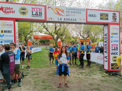Cuarto posto de Arantxa Gmez do CC O Rosal no Campionato de Espaa de Enduro   
