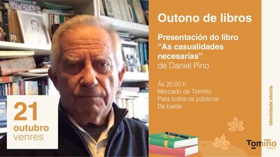Unha vida chea de imprevistos con Daniel Pino no Outono de libros de Tomio