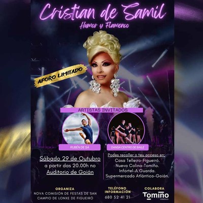Espectculo de Danza e humor o 29 de outubro no Auditorio Municipal de Goin