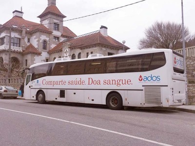 A unidade mbil de doazns de sangue estar instalada na Guarda o venres 4 e sbado 5 de novembro