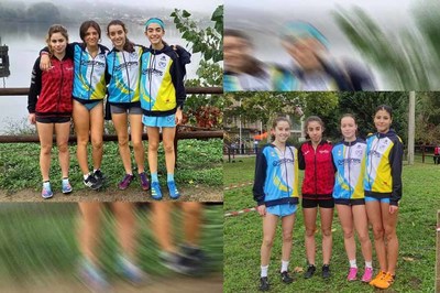 Las atletas del Atletismo Trega (Tomio), Mara Romeu y Anta Rodrguez, se proclaman Campeonas Gallegas