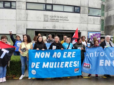 A folga nas Galias Azuis contina en novembro despois de que a Xunta non acadara un acordo no proceso de negociacin coa CNT
