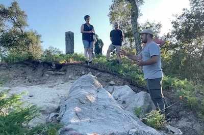 O Rosal achgase s intervencins realizadas no castro do Pico Bandeira cen anos despois