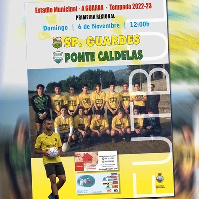 El Sporting Guards recibe este domingo en A Sangria al Ponte Caldelas