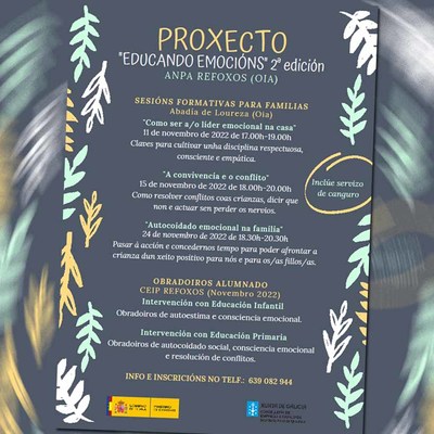 La ANPA del CEIP de Refoxos organiza charlas sobre Educacin Emocional en la Familia