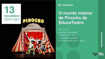 Pinocho chega a Goin en forma de teatro musical 