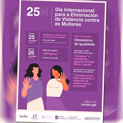 Tomio aposta pola educacin e visibilizacin da igualdade para conmemorar o 25N