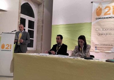 El VI Congreso de Converxencia 21, celebrado en Tui, proclama Presidente a Jos Palacn