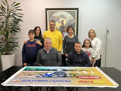 Tomio gaba o gran traballo do piloto de karts Guillermo Carrera