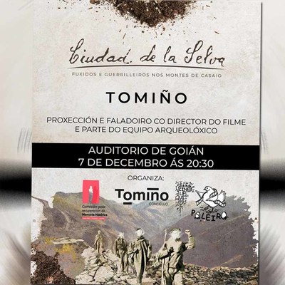 Goin proyecta la pelcula -Ciudad de la Selva. Fuxidos e Guerrileiros nos Montes de Casaio-