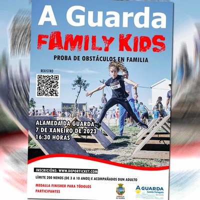 Inscricins abertas para a proba de obstculos -A Guarda Family Kids-