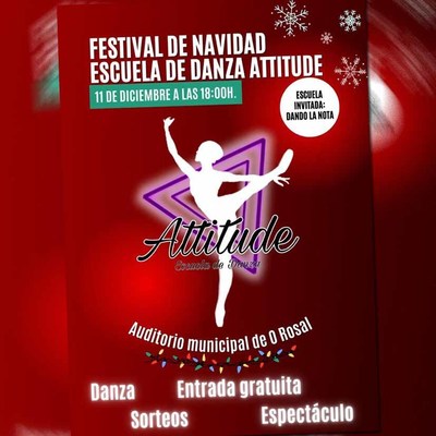 Festival de Nadal da Escola Attitude este domingo no Rosal
