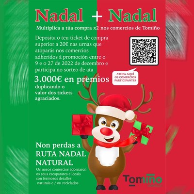Contina Nadal+Nadal, unha campaa do Concello de Tomio para impulsar o comercio local