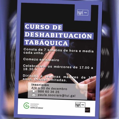 En xaneiro impartirase un novo curso de Deshabituacin Tabquica