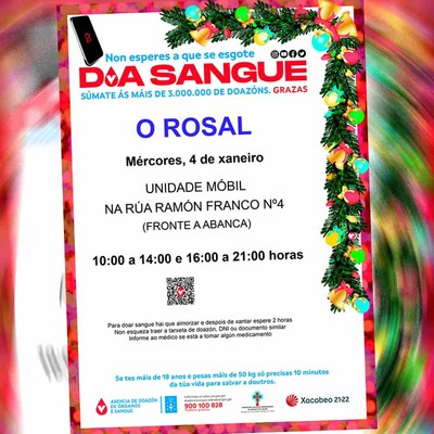 O Rosal comeza o ano coa visita dunha unidade mbil de doazn de sangue