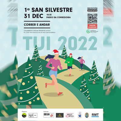 Casi 600 personas participarn este sbado en la I San Silvestre de Tui