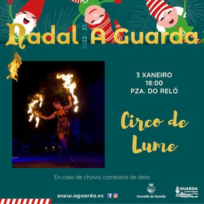 O circo de lume chega  Guarda este martes