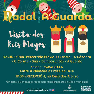 Sus Majestades de Oriente llegan a A Guarda este jueves