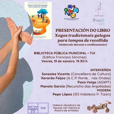 Presntase en Tui o libro -Xogos tradicionais galegos para tempos de recollida-