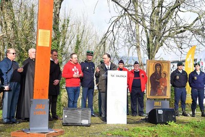 Valena acolheu os smbolos das jornadas mundiais da juventude