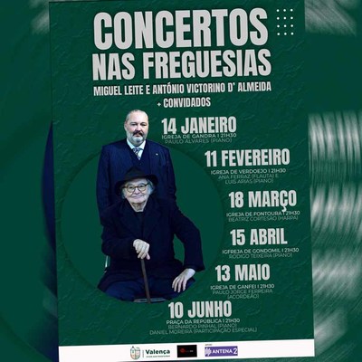 Concertos nas Freguesias Regressam com Vitorino de Almeida e Convidados