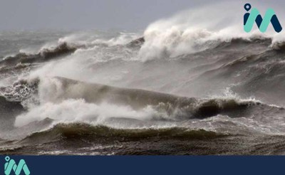 La borrasca -Fien- trae varias jornadas de alerta naranja por viento y olas en el mar en las Ras Baixas