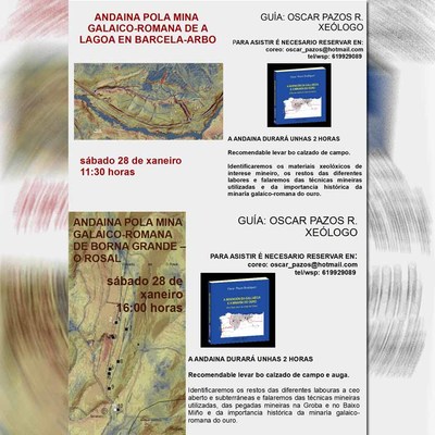 El gelogo scar Pazos organiza una jornada de andainas por la minera galaico-romana pontevedresa