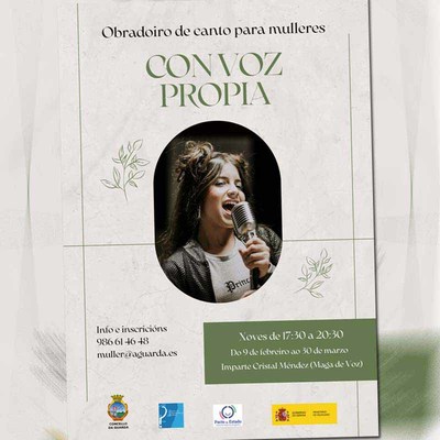 O Concello da Guarda organiza o Obradoiro de Canto para mulleres -Con Voz Propia-