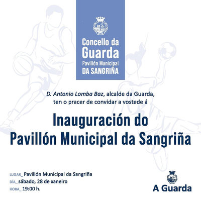 A Guarda inaugura este sbado el Pabelln Municipal de A Sangria