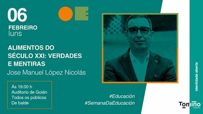 Jos Manuel Lpez Nicols, un dos divulgadores cientficos mis relevantes de fala hispana, abre a VIII Semana da Educacin  