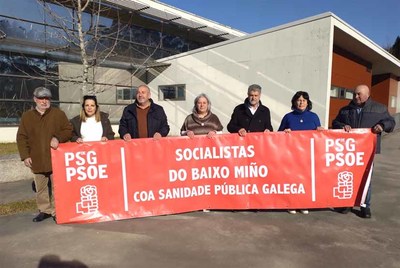 Socialistas do Baixo Mio apoia a manifestacin en defensa da sanidade convocada para o vindeiro domingo en Santiago de Compostela