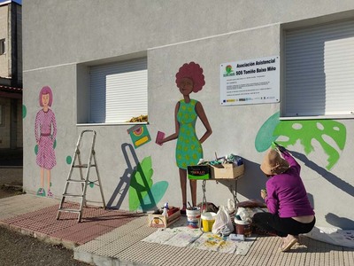 Grandes artistas mujeres para llenar de color el Espazo de Autoarranxo de O Rosal