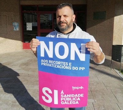 O BNG da Guarda anima  participacin na manifestacin en defensa da sanidade pblica