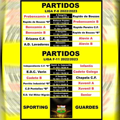 El Sporting Guards publica su programacin de este fin de semana