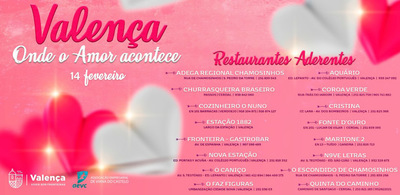 Valena: Onde o Amor Acontece convida aos casais a jantar no 14 de fevereiro