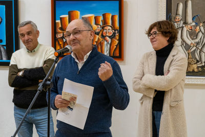 Hixinio Castillo -Cali- muestra su obra en la Sala Municipal de Exposiciones de Tui hasta el 18 de marzo